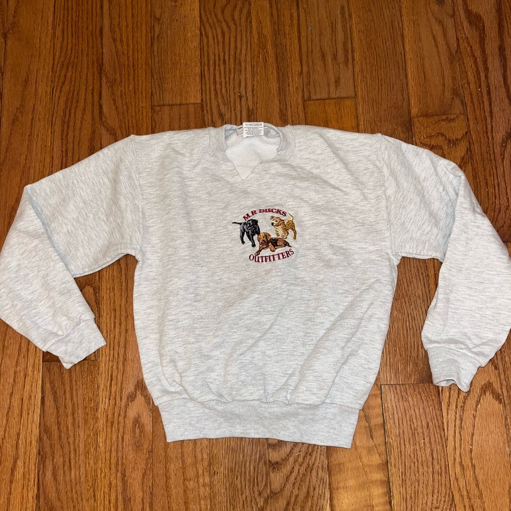 Puppy vintage crewneck sweater